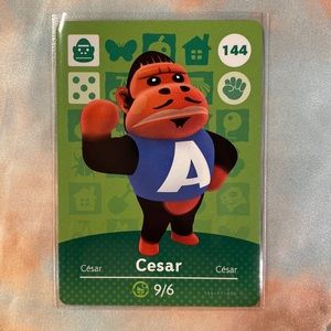 Genuine ACNH amiibo Cesar